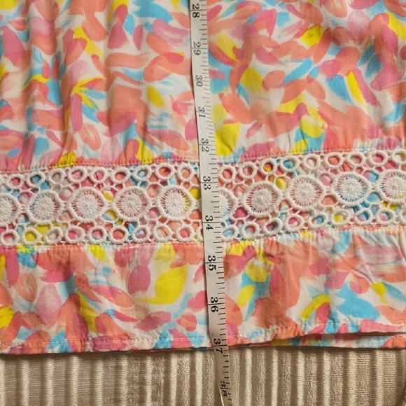 Crown & Ivy Pink and Orange Ruffled Tiered Sundress - Picture 10 of 12